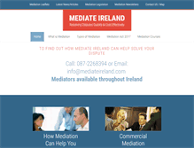 Tablet Screenshot of mediateireland.com